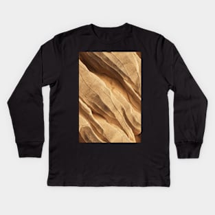 Sandstone Stone Pattern Texture #5 Kids Long Sleeve T-Shirt